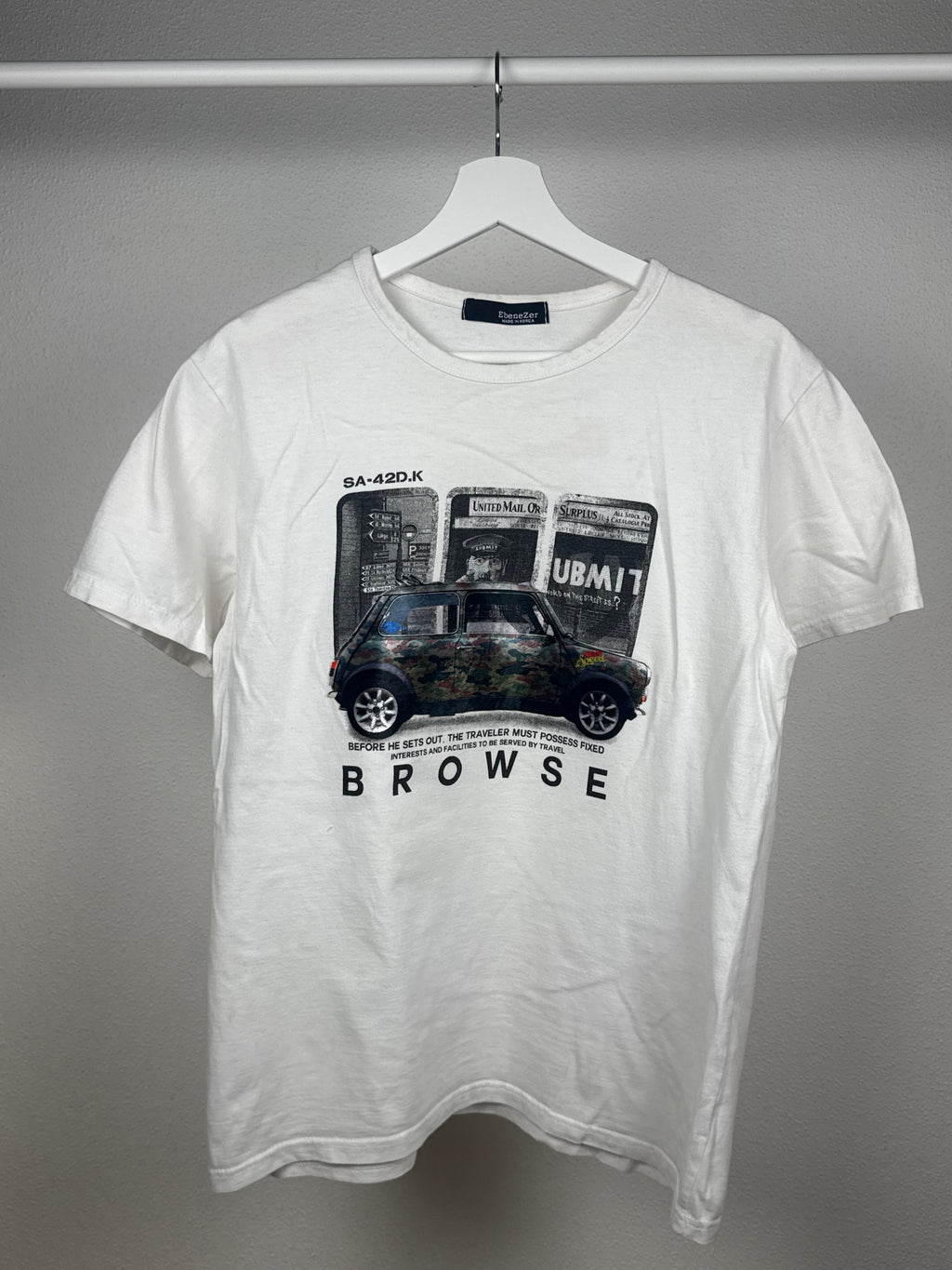 White Graphic Tee